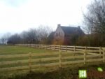 Houten omheining