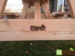 Ecologische stevige picknicktafel