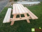 Stevige picknicktafel op maat