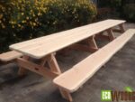 Picknicktafel Maxi natuur 5 meter