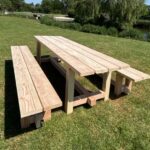 Picknicktafel met losse banken 'De Eese' 4 meter