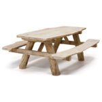 Picknicktafel Boomstam Eiken