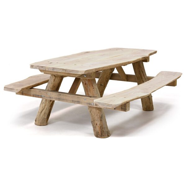 eco-picknicktafel-boomstam-eiken2 Picknicktafel Boomstam Eiken - Image 1