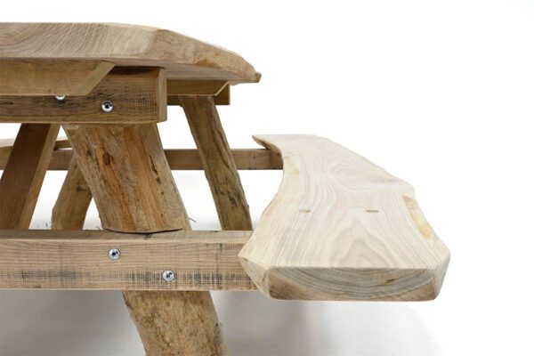 eco-picknicktafel-boomstam-eiken2 Picknicktafel Boomstam Eiken - Image 4