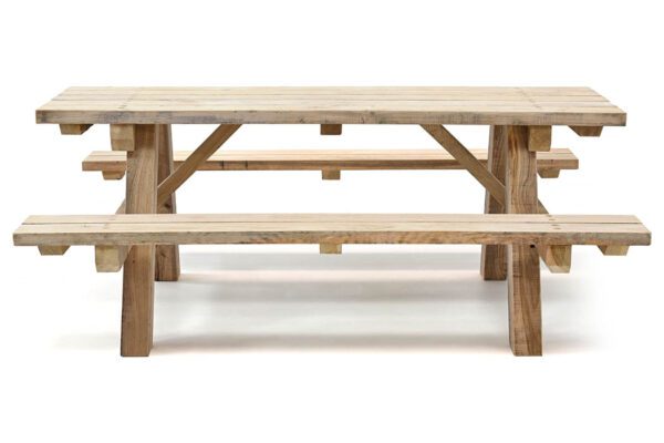 eiken-picknicktafel-bos-1 Eiken picknicktafel Bos - Image 3