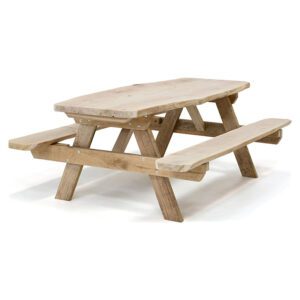 Eiken Robuuste Picknicktafel Eco Natuur