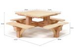 Picknicktafel De Veluwe (rechthoekig/vierkant) - Image 5