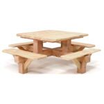 Picknicktafel De Veluwe (rechthoekig/vierkant)