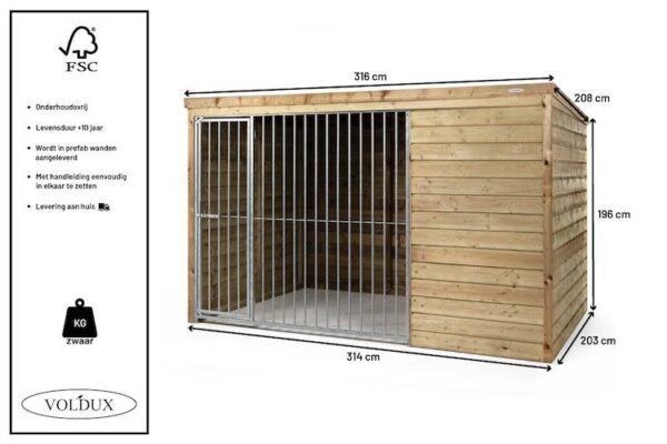Voldux_Hondenkennel boris_8720569173152_7 Hondenkennel Boris - Voldux - Image 4